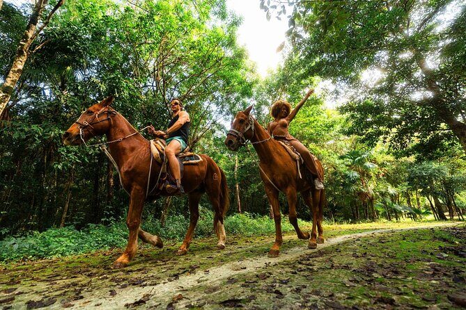 Half-day Cancun: Horseback riding, ATV, zipline & cenote - FAQs