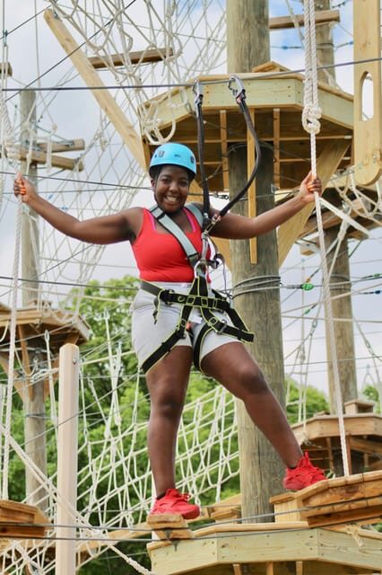 Henderson, Minnesota: High Ropes Obstacle Course Experience - The Practical Details