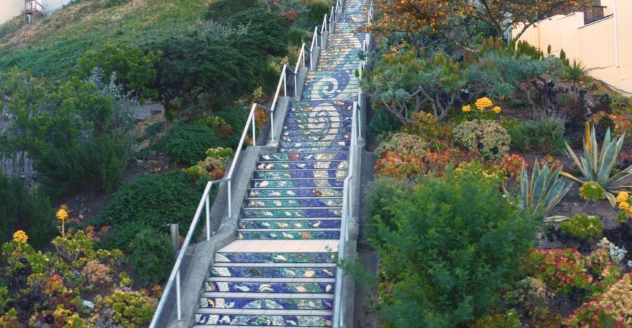 Hidden Stairways of San Francisco - Exploring the Mosaic Tiled Stairs