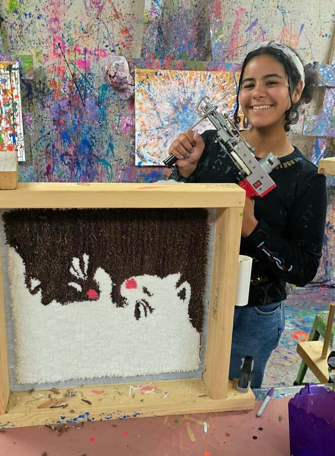 Hobe Sound, FL: Rug Tufting Workshop - The Setting and Materials