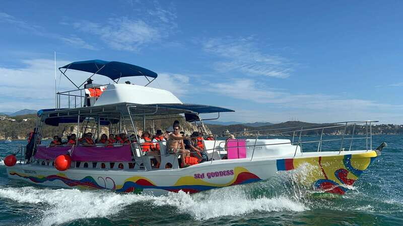 Huatulco: Bays Boat Tour with Snorkeling and Hotel Pickup - The Itinerary: What You Can Expect