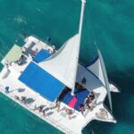 Isla Mujeres Catamaran Adventure Snorkeling Spinnaker and Lunch - Food and Drink on the Beach
