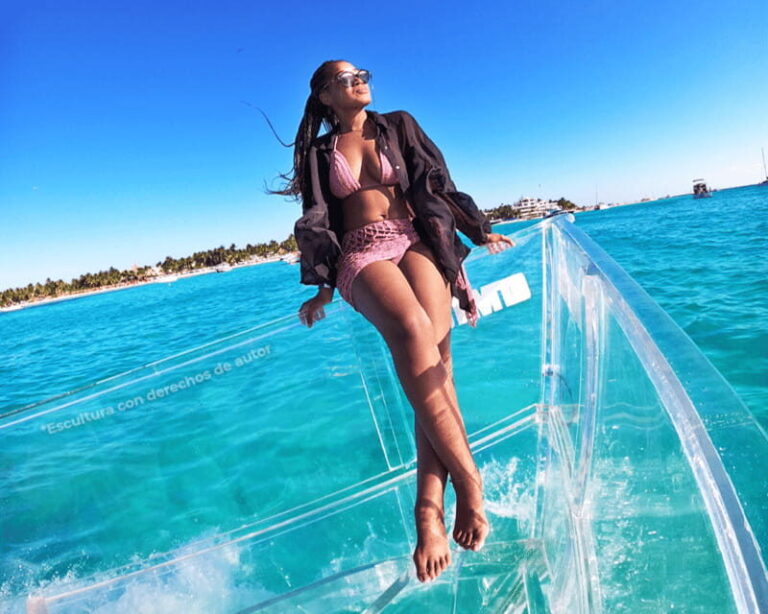 Isla Mujeres: Clear Boat Ride - The Marine Landscape and Underwater Views