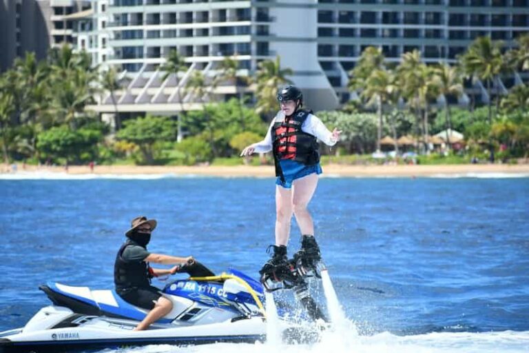 Kaanapali Beach: Jet Ski or Flyboard Rental Tours - The Details That Matter