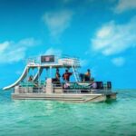 Key West: Double Decker Pontoon Boat Rental - The Fun Element: Slides and Scenic Views