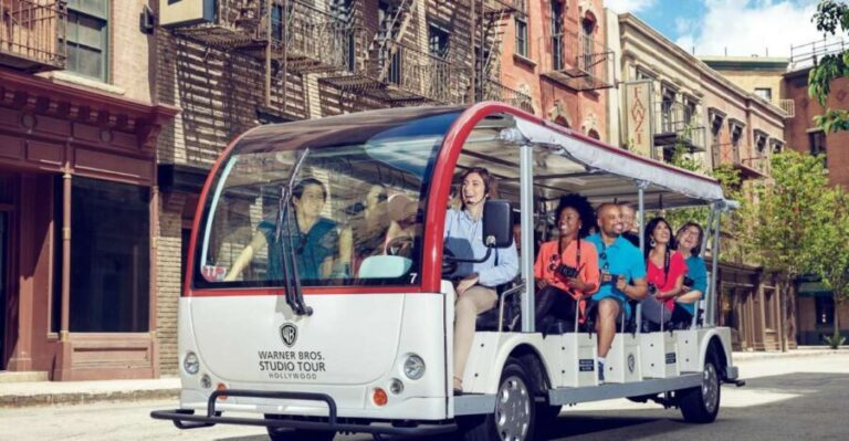 LA: Warner Bros Studio Entry with Hollywood Bus Tour Package - The Studio Experience: Behind the Scenes