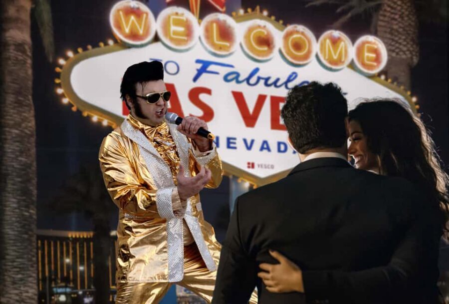 Las Vegas: Gold Elvis Vow Renewal or Wedding at Welcome Sign - The Breakdown: Itinerary and Experience Details