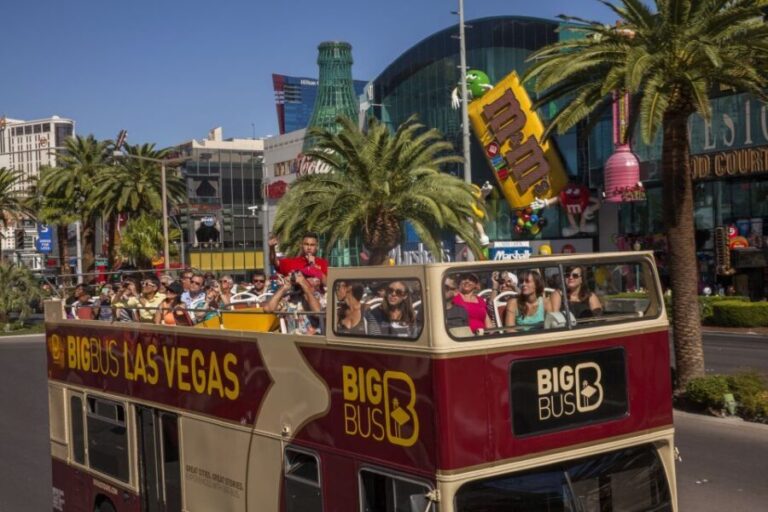 Las Vegas: Hop-on Hop-off Sightseeing Tour by Open-Top Bus - What You Can Expect