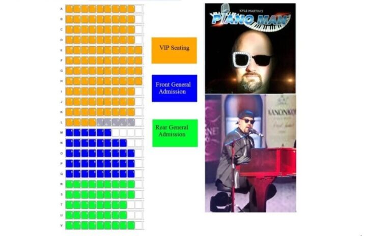 Las Vegas: Piano Man by Kyle Martin Live Show Tickets - The Venue and Seating Options