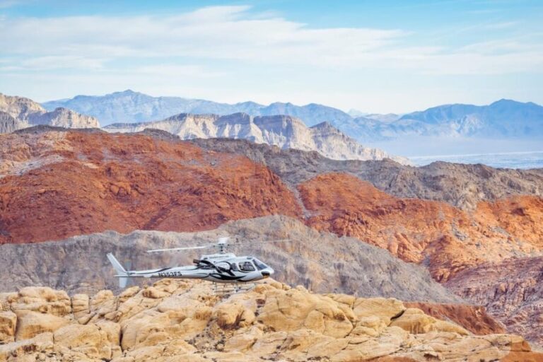 Las Vegas: Red Rock Canyon and Vegas Strip Helicopter Tour - The Scenic Highlights