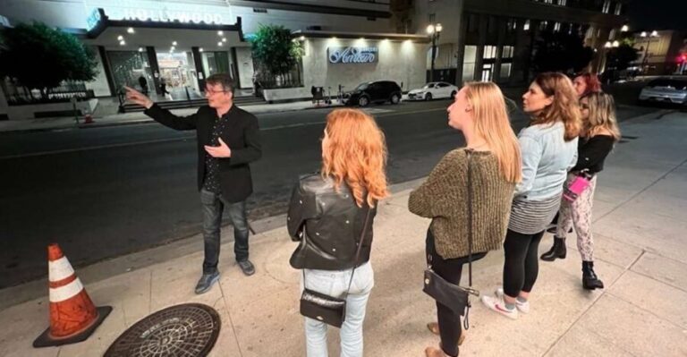 Los Angeles: Downtown Hollywood Guided Ghost Walking Tour - The Landmarks and Stories