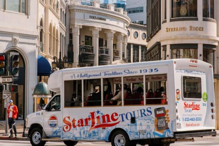 Los Angeles: Hollywood to Beverly Hills Celebrity Homes Tour - The Route and Tour Stops