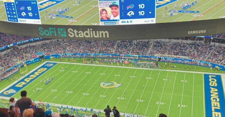Los Angeles: LA Rams NFL Game Ticket at SoFi Stadium - The Experience: Atmosphere and Crowd