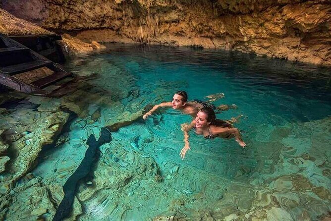 Magical Tulum Expedition Swim 3 Cenotes & Lagoon From Cancun - Transportation & Group Size
