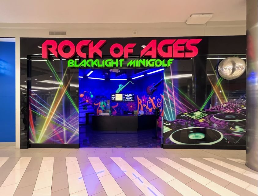Mall of America: Rock of Ages Blacklight Mini Golf Ticket - What to Expect: The Details