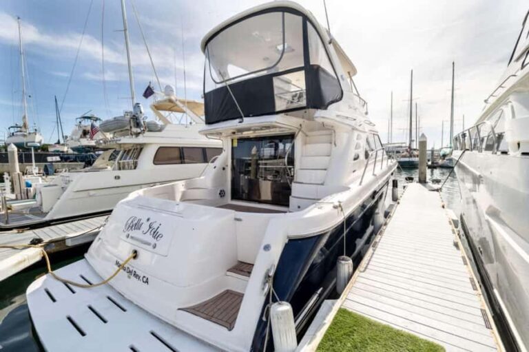 Marina Del Rey Yacht Charter Sea Ray - The Day on the Water: The Details