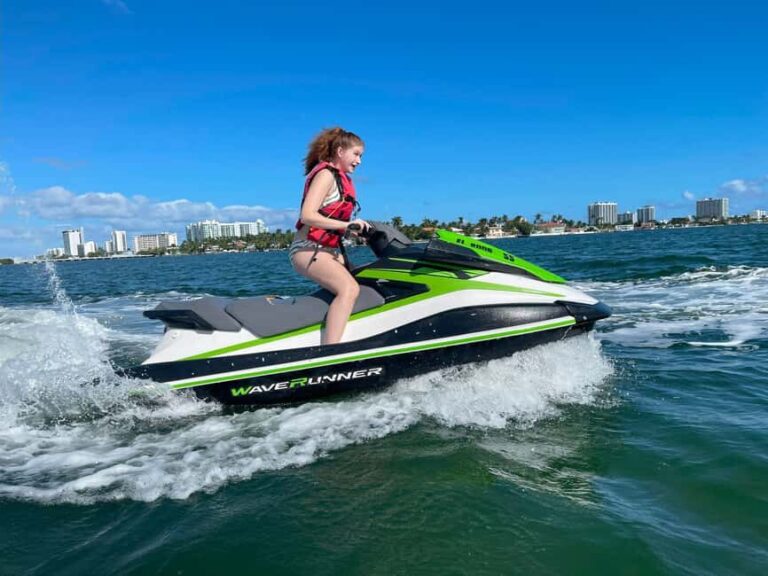 Miami Beach Jet Ski Rentals 1 Ski for 1 Person 60 Min - Exploring the Water: What You Can Expect
