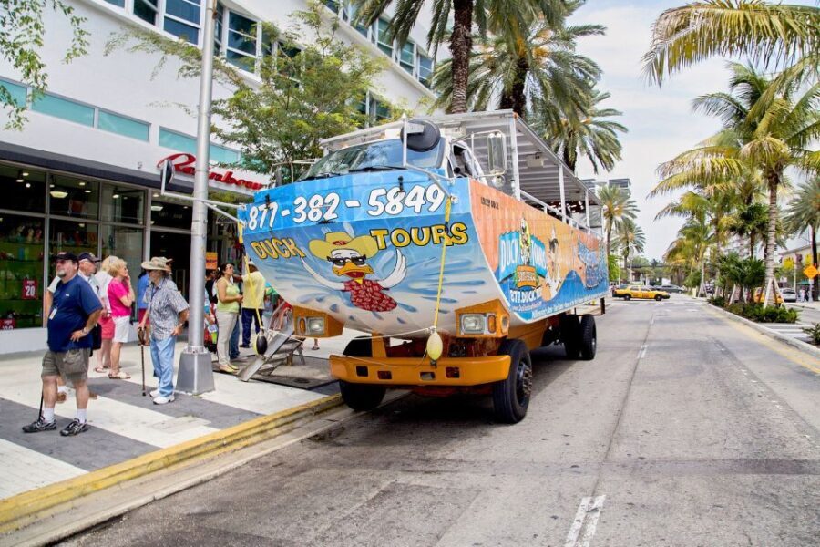 Miami: Duck Tour of Miami and South Beach - Millionaire’s Row and Biscayne Bay Splashdown