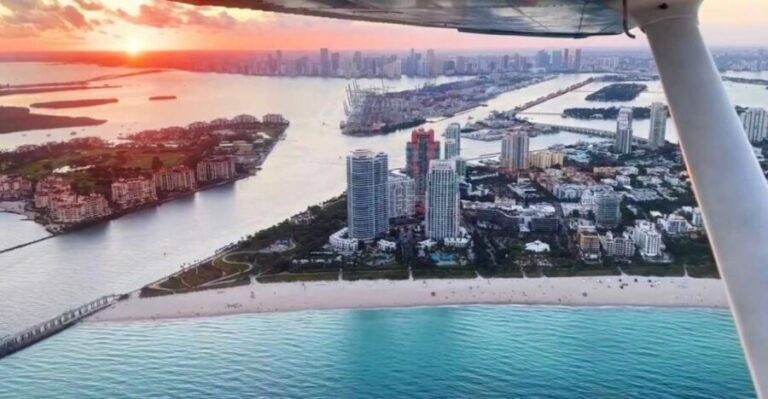 Miami: South Beach Private 50-Minute Private Flight Tour - What Youll See and Experience