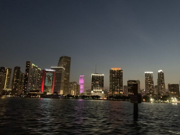 Miami: Sunset Cruise with Celebrity Homes & Open Bar - The Sights and Stops