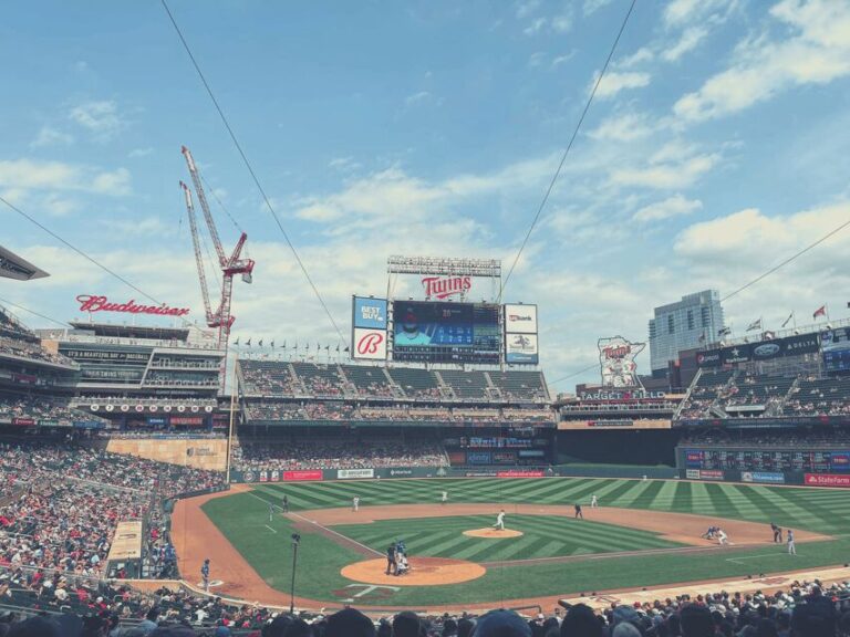 Minnesota Twins Baseball Game at Target Field - The Atmosphere and Crowd