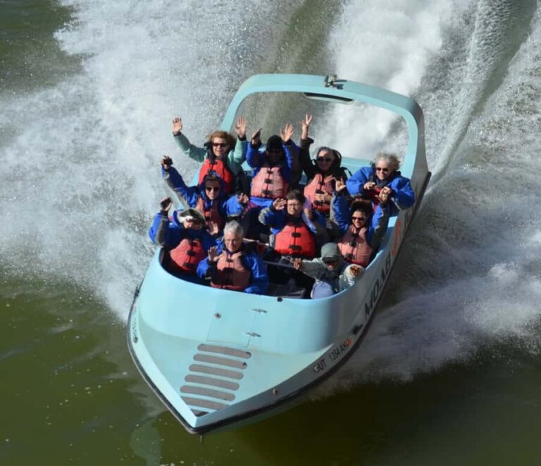 Moab: 2-Hour New Zealand style Adventure Jet Boat Tour - The boat itself and what to expect during the ride