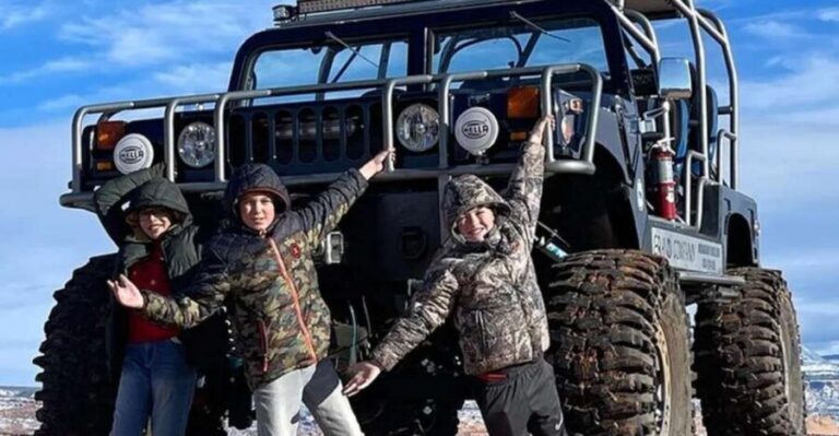 Moab: Hell's Revenge "Beast" 4x4 Adventure Tour - The Route and Key Stops