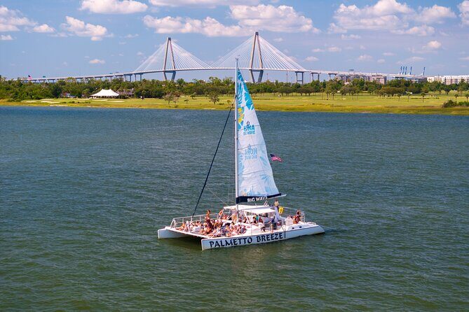 Morning Charleston Harbor Sail Lux Catamaran Shade and Seating - The Highlights and What Travelers Say