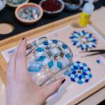 Mosaic Art Classes Orange County: Turkish Lamp Workshop - The Group Experience & Guides