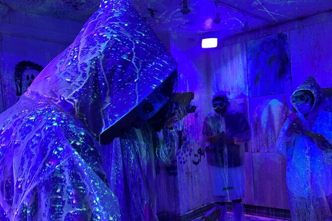 Neon Battle Splatter Painting in Toronto - Starting Point and Logistics