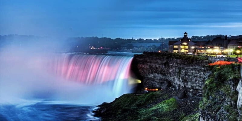 Niagara Falls: Guided Night Tour w/ Dinner & Hotel Transfer - Scenic Points of Interest on the Way