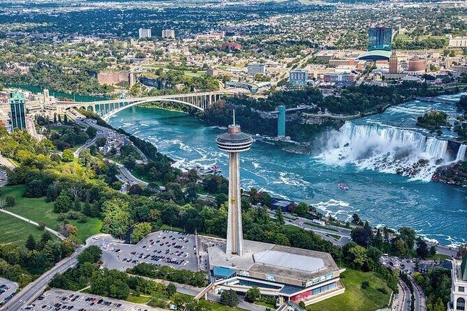 Niagara Flying Theatre Ride Skylon Tower Guided Tour Canada - Frequently Asked Questions
