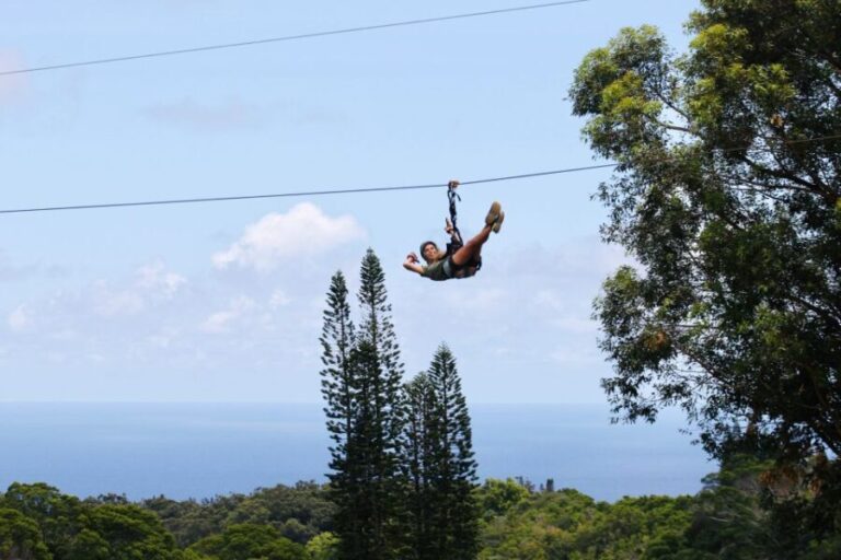 North Maui: 7 Line Zipline Adventure with Ocean Views - The Experience in Detail