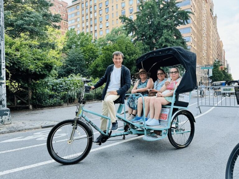 NYC: Guided Central Park Private Pedicab Tour - What You’ll Visit and Experience
