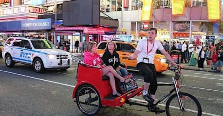 NYC Pedicab Tours: Central Park, Times Square, 5th Avenue - The Experience in Detail