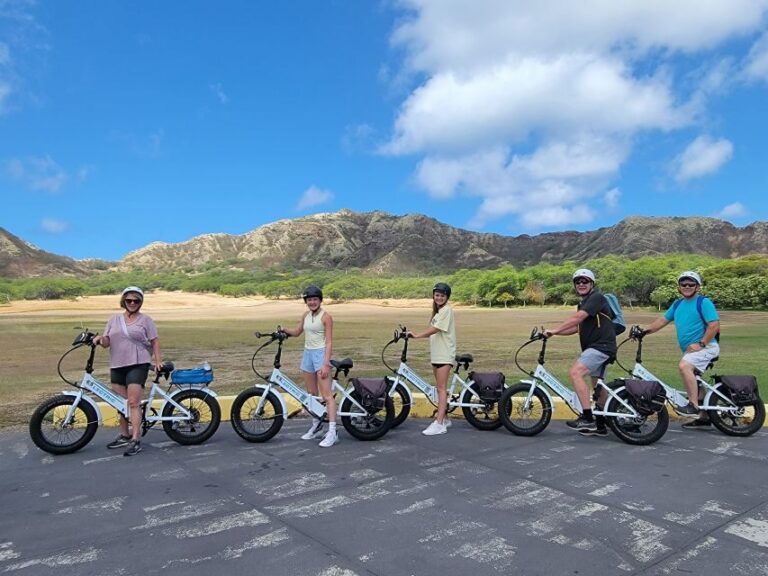 Oahu: Diamond Head E-bike Scenic Ride - The Experience of the Scenic Stops
