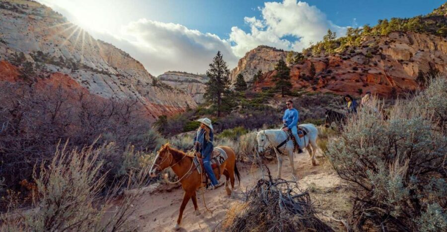 Orderville: East Zion Park White Mountain Horseback Tour - The Scenic Hike into the Slot Canyon