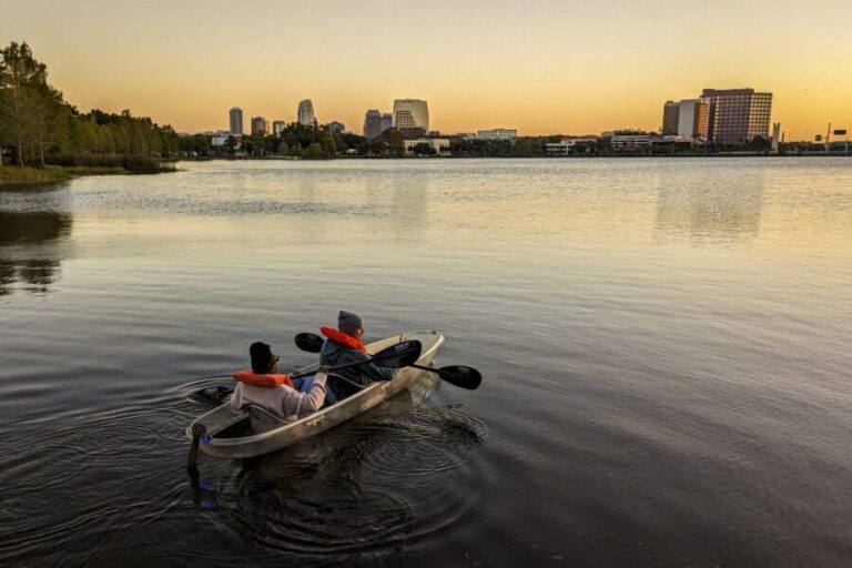Orlando: Sunset Clear Kayak or Paddleboard in Paradise Tour - Key Points: