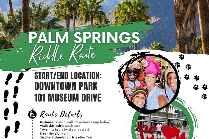Palm Springs Team Trivia Hunt: New 2024 Mobile Game App! - The Route and Its Highlights