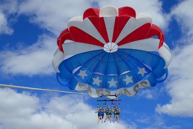 Parasail Flight at Madeira Beach - The Views and Photo Options