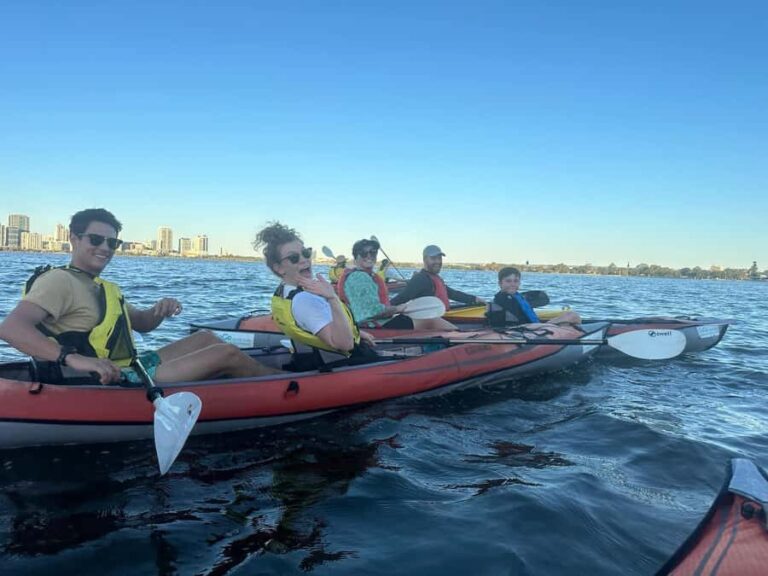 Perth: Swan River Kayak Tour with Wine & Cheese - Practical Details and Considerations