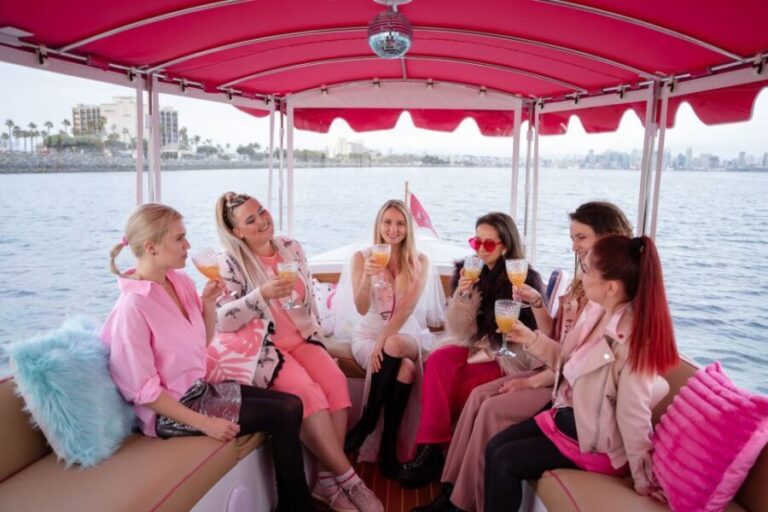 Pink Private Boat Cruise in San Diego! Bachelorette Birthday - Who Should Book This?