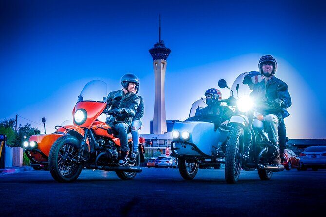 Private 1-Hour Evening Las Vegas Strip Tour in a Sidecar - The Experience of Riding in a Sidecar