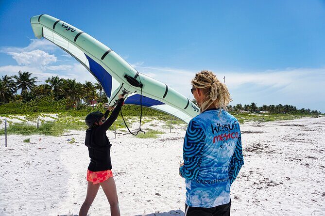 Private Wing Foil lesson in Cacun from Isla Blanca - What the Experience Looks Like