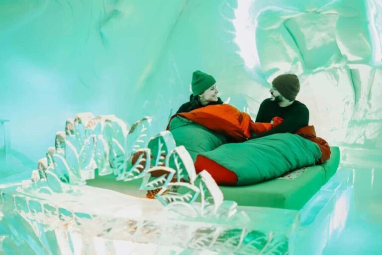 Quebec City: Hôtel de Glace (ice hotel) Overnight Experience - The Itinerary in Detail