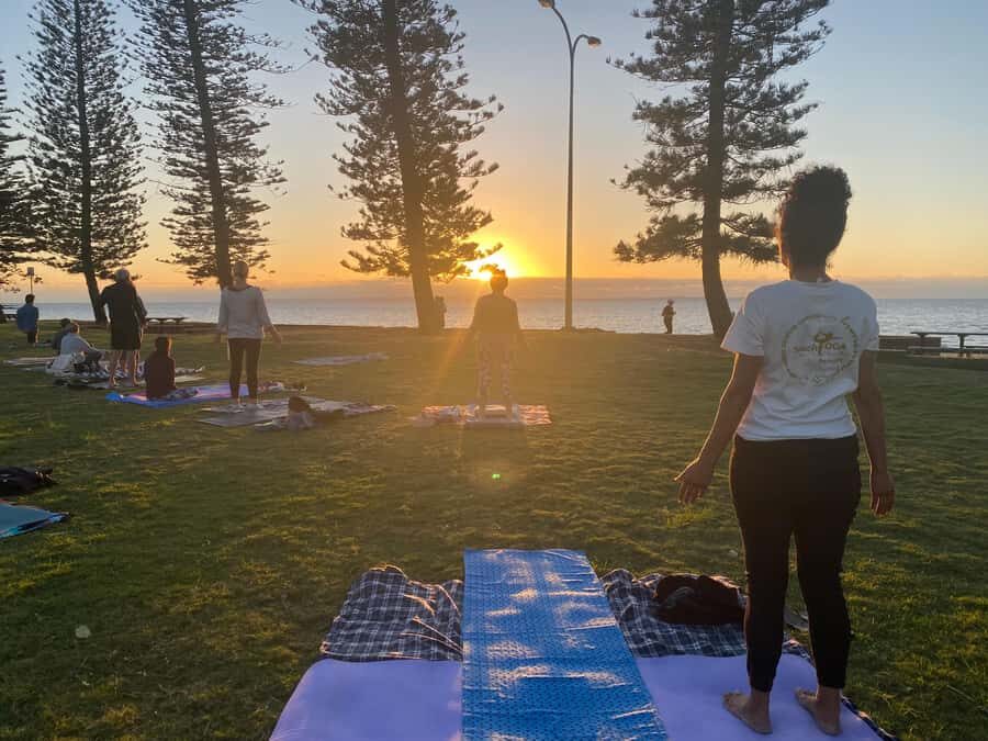 Redcliffe: Beach Yoga Class at Suttons Beach - The Setting and Practical Details