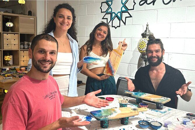 Resin Art Classes Sydney: Cheeseboards & Coasters - The Meeting Point and Practicalities