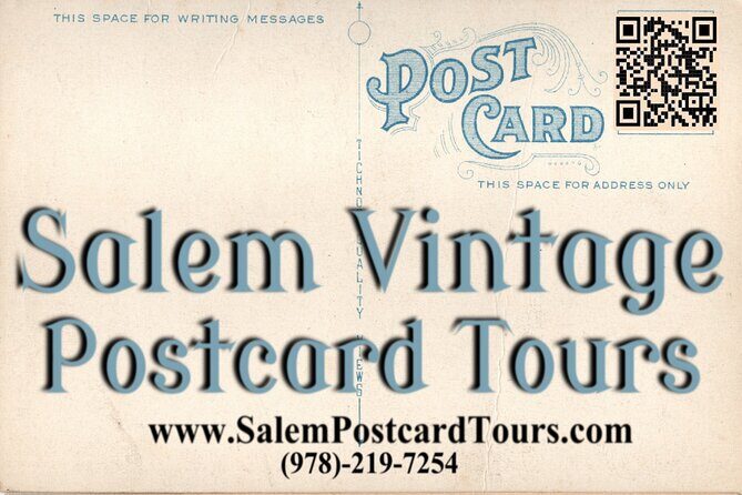 Salem Vintage Postcard Tours - The Itinerary in Detail