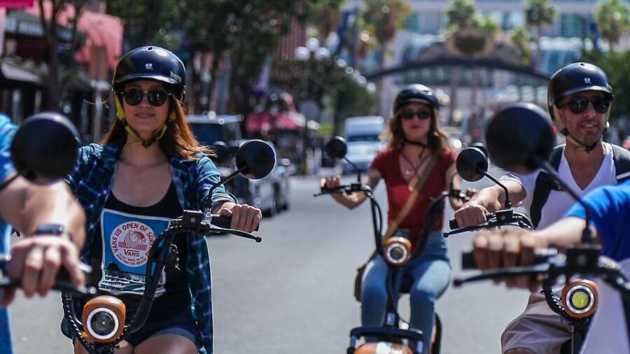 San Diego: Downtown and Gaslamp Loop Scooter Tour - The Highlights in Detail