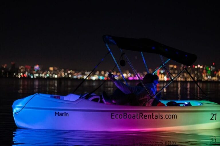 San Diego: Night Date Glow Pedal Boat with Downtown Views - A Closer Look at the Review Feedback